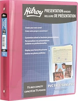 Reliure à 3 anneaux de 1,5 po de présentation Hilroy