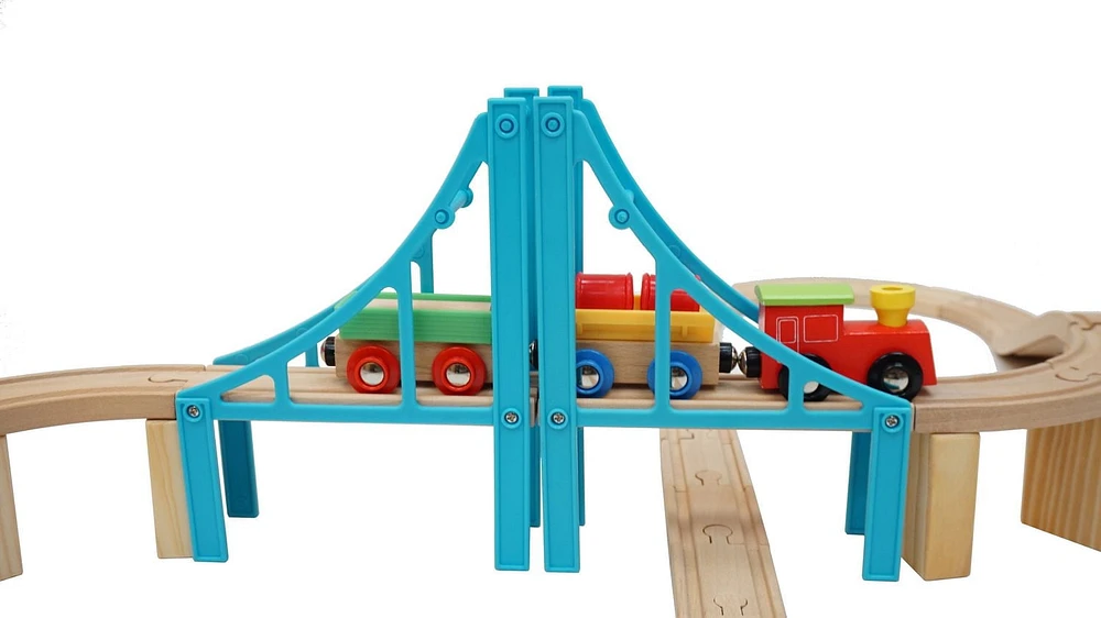 Ens. jouet train en bois Spark Create Imagine