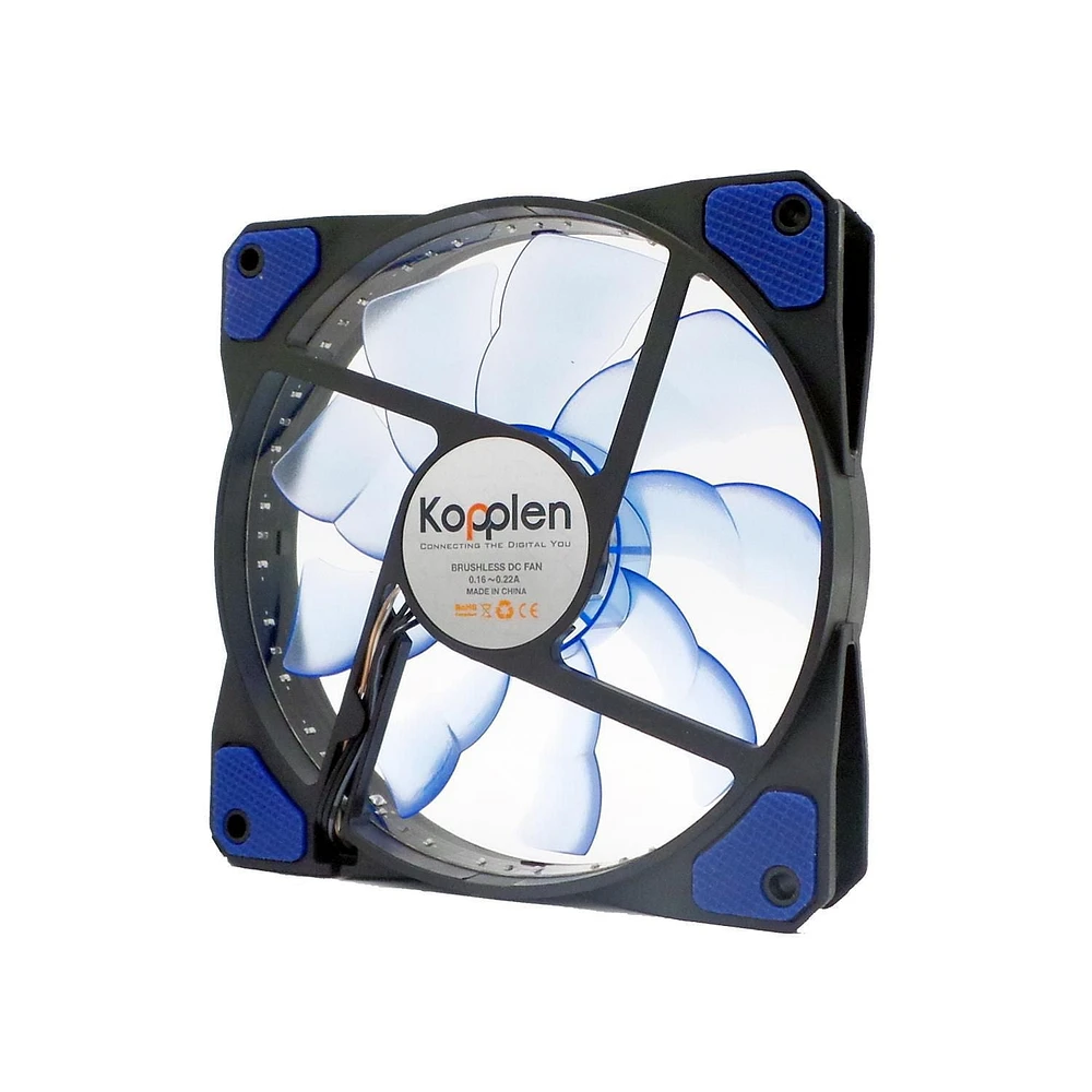 Kopplen 120mm 32 LED Blue LED High Silence Hydraulic Bearing Reinforced Case Fan