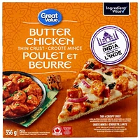 Great Value Butter Chicken Thin Crust, 356 g