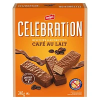 Celebration Leclerc Café au Lait Wafer Cookies, 240 g / Boxed Cookies