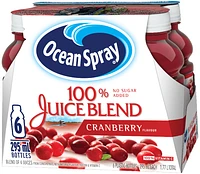 OCEAN SPRAY CANNEBERGE DE JUS A 100% 295mL x 6