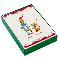 Boîte de 18 cartes de Noël Connections de Hallmark (Dr. Seuss « Comment le Grinch a volé Noël »)