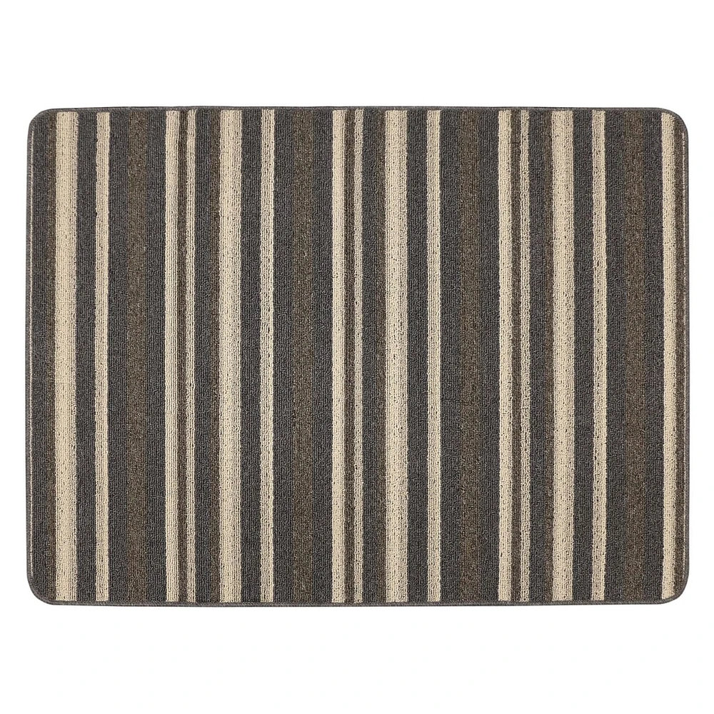 Tapis Cripston Umber de 3 pi x 4 pi Protège les planchers de saleté, sel et débris.