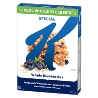 Kellogg's Special K Blueberry Cereal 317 g, Made with Whole Grains