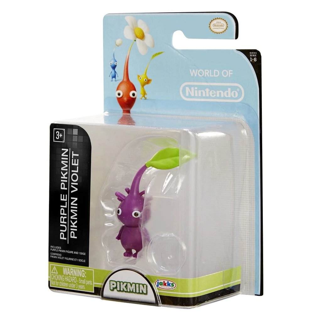 Figurine articulée limitée de 2,5 po de Nintendo - Pikmin violet