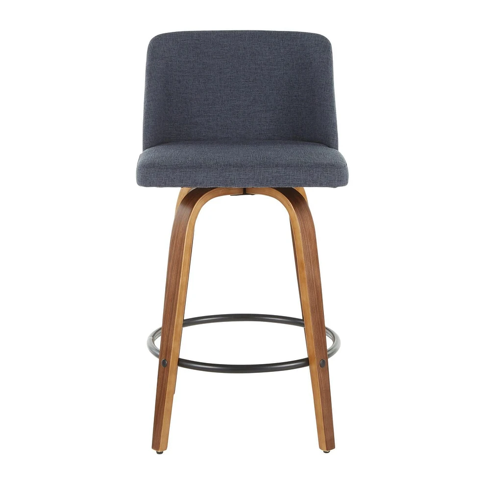 Tabouret à hauteur de comptoir Toriano de LumiSource, Ensemble de 2