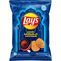 Lay’s Magic Masala ridged flavoured potato chips, 200 g.