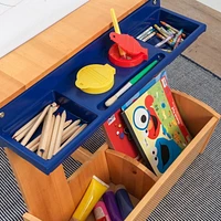 KidKraft Table d'activités artistiques avec barres de séchage et rangements