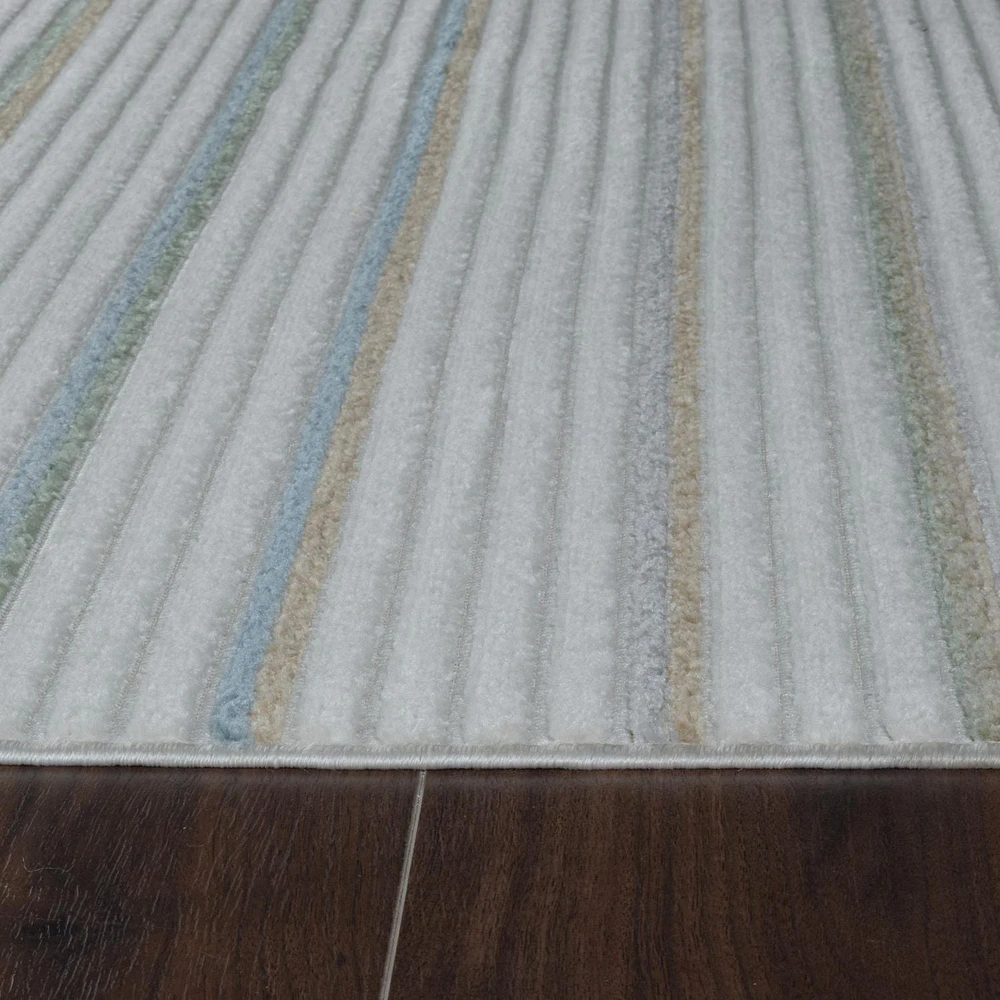 Tapis d'interieur exterieur abstrait Rug Branch Alfombra, beige creme, moderne - Salon, chambre, salle à manger et cuisine