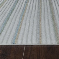 Tapis d'interieur exterieur abstrait Rug Branch Alfombra, beige creme, moderne - Salon, chambre, salle à manger et cuisine