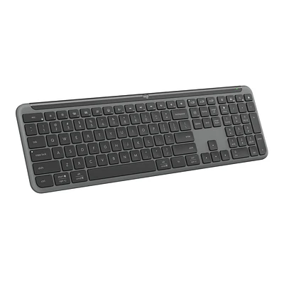 Logitech Signature Slim K950 Wireless Keyboard, Sleek Design, Switch Typing Between Devices, Quiet Typing, Bluetooth- Graphite