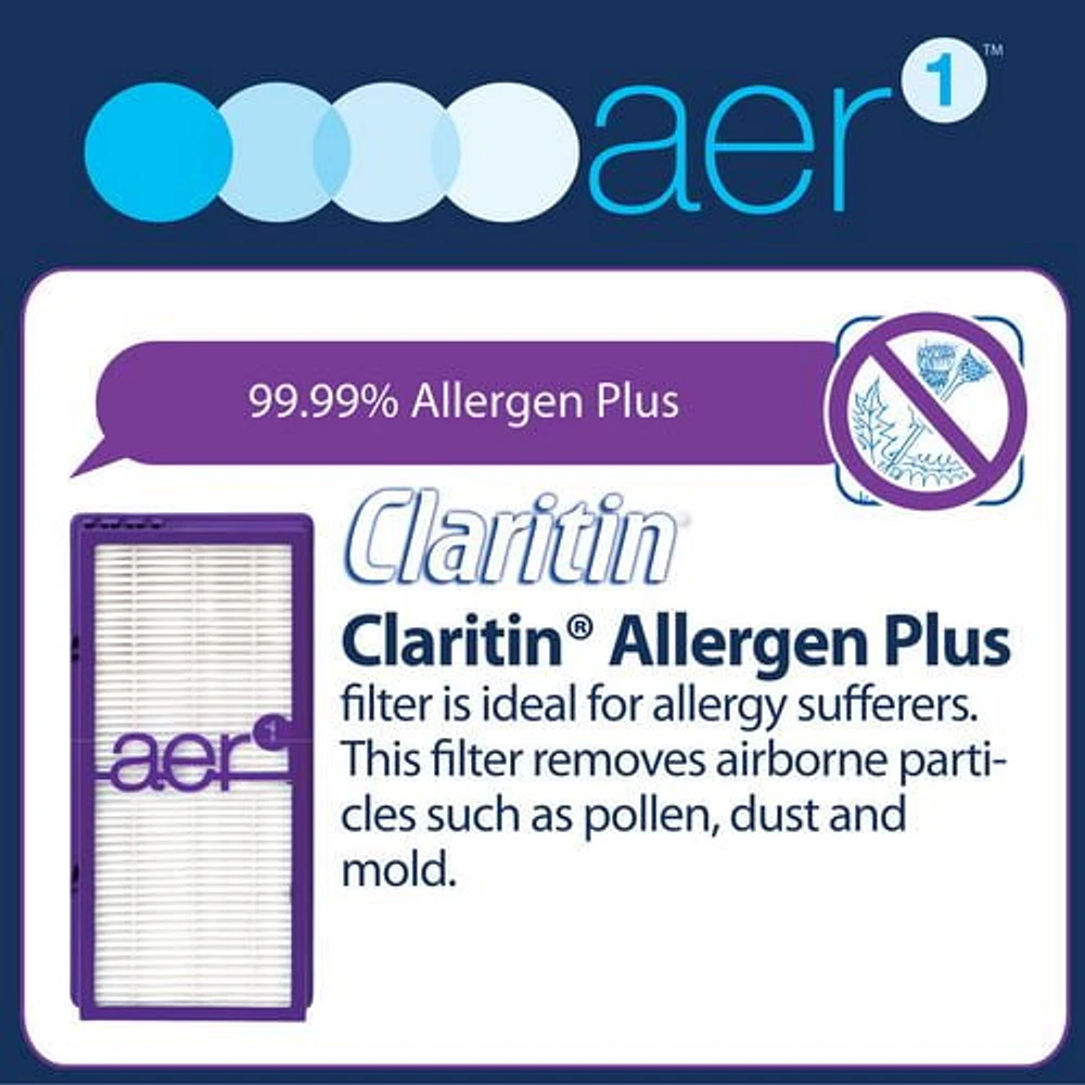 Bionaire Allergen Remover True Hepa 99.97% Whole Home Air Purifier