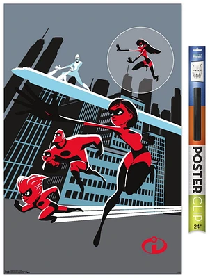 Disney Pixar The Incredibles 2 - Artistic Wall Poster, 22.375" x 34"