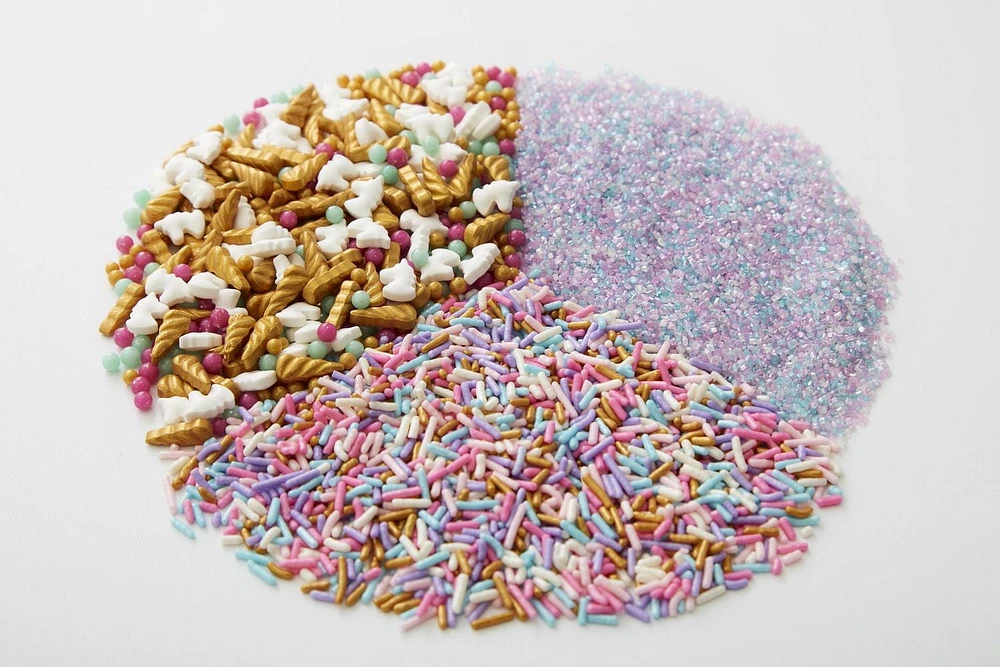 WILTON PAILLETTES LICORNE 3 CELLULES 220 g (7,76 oz)