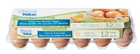 Great Value gros oeufs bruns biologiques de poules en liberte compte de 12