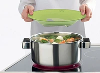 Lekue 22cm Non Spill Green Lid