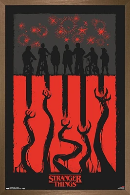 Netflix Stranger Things: Season 3 - 4Th Illustration Wall Poster, 22.375" x 34"
