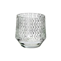 Bougeoir En Verre Rond (Deco) - Ensemble De 4
