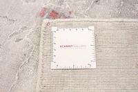 ECARPETGALLERY 5'4" x 7'8" Carved Galleria Hand Loomed Area Rug for Living Room, Dining Room and Bedroom in Grey