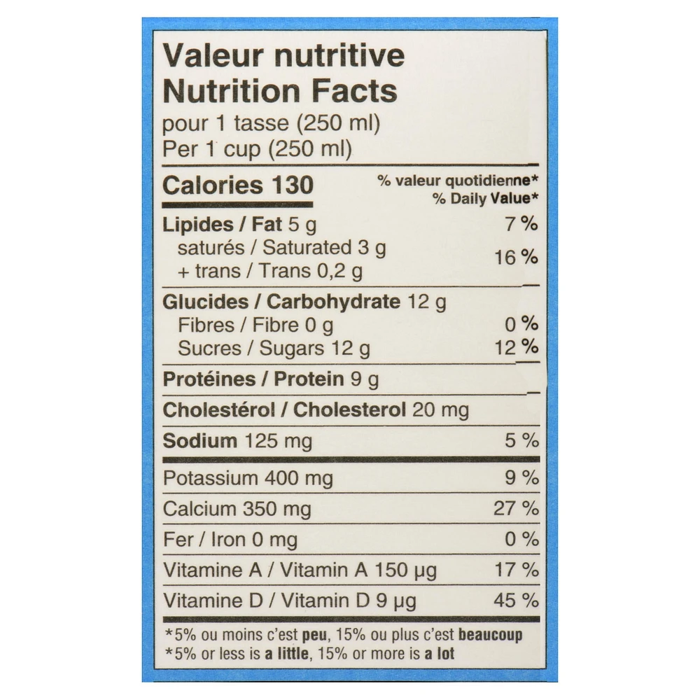 2L Milk 2% carton Nutrinor, 2L partly skimmed