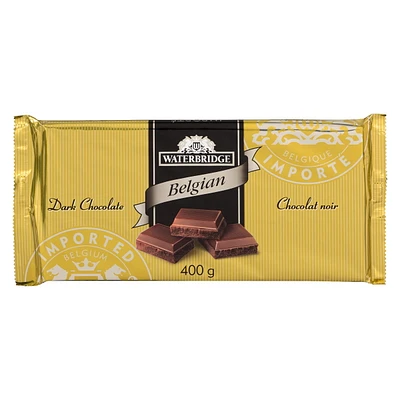 Tablette de chocolat noir de Waterbridge 400g