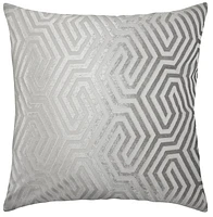 hometrends Coussin Décoratif Géométrique Argenté Boutique