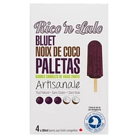 Rico N Lalo Paletas Myrtille De Noix De Coco