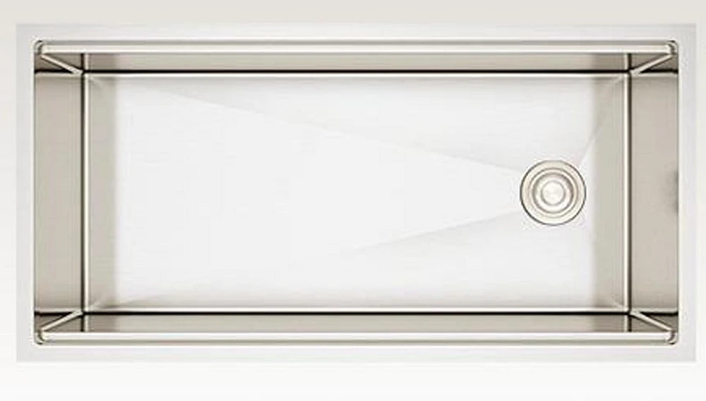 American Imaginations 38-in. W CSA Approved Stainless Steel Kitchen Sink With 1 Bowl And 16 Gauge AI-29281