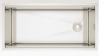American Imaginations 38-in. W CSA Approved Stainless Steel Kitchen Sink With 1 Bowl And 16 Gauge AI-29281