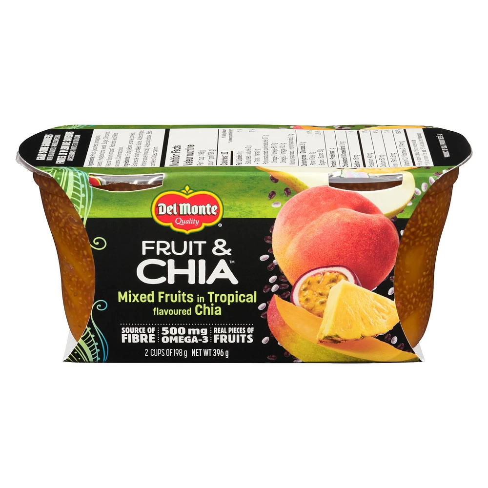 Del Monte® Fruit & Chia Mixed Fruit in Tropical Flavoured Chia