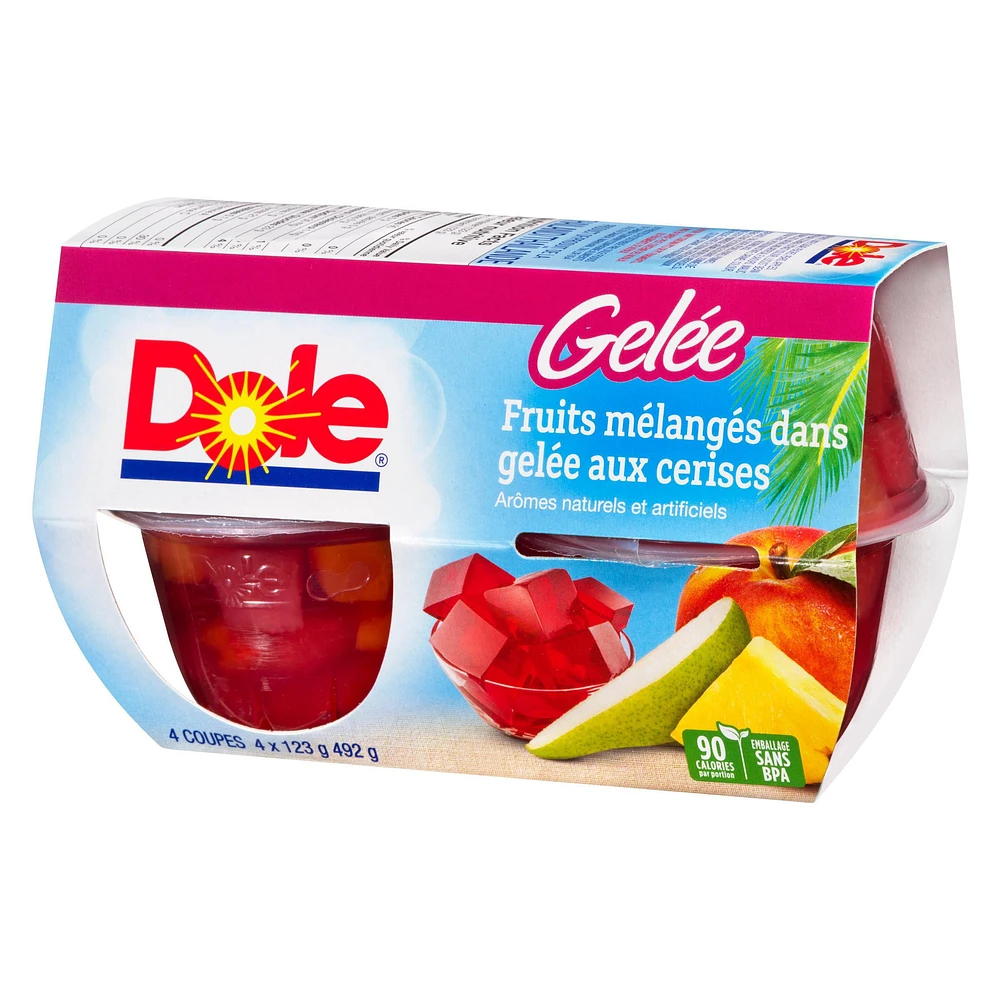 Dole Mixed Fruit in Cherry Gel, 4 Cups, 492 g