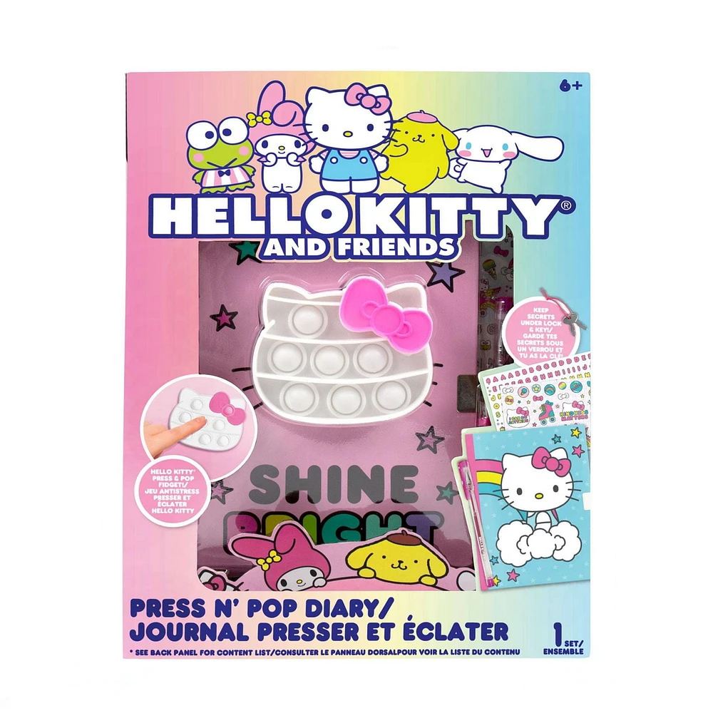 Hello Kitty and Friends Press N' Pop Diary, Age Range: 6+