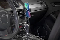 Scosche UQ3WDV-SP Qi-enabled Wireless Charging Universal Phone Mount w/ Stick Grip Black, Wireless Chrgng Unvrsl Phn Mnt