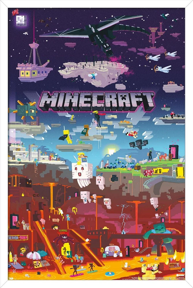 Minecraft - World Beyond Wall Poster