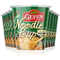 Gefen, Noodle Soup, Vegetable Flavor, Instant Vegetable Noodle Soup No MSG 2.30 oz.
<ul>
<li>Treat yourself to a hearty vegetable-flavored soup in minutes.</li>
<li>Just add hot water.</li>
<li>No MSG added.</li>
<li>Super Kid Friendly</li>
<li>Great for travel</li>
</ul>