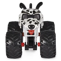 Monster Jam, Monster truck Monster Mutt Dalmatian officiel, véhicule en métal moulé, échelle 1:64