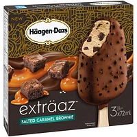 HÄAGEN-DAZS® exträaz™ Salted Caramel Brownie Ice Cream Bars Multipack 3 x 72 ml