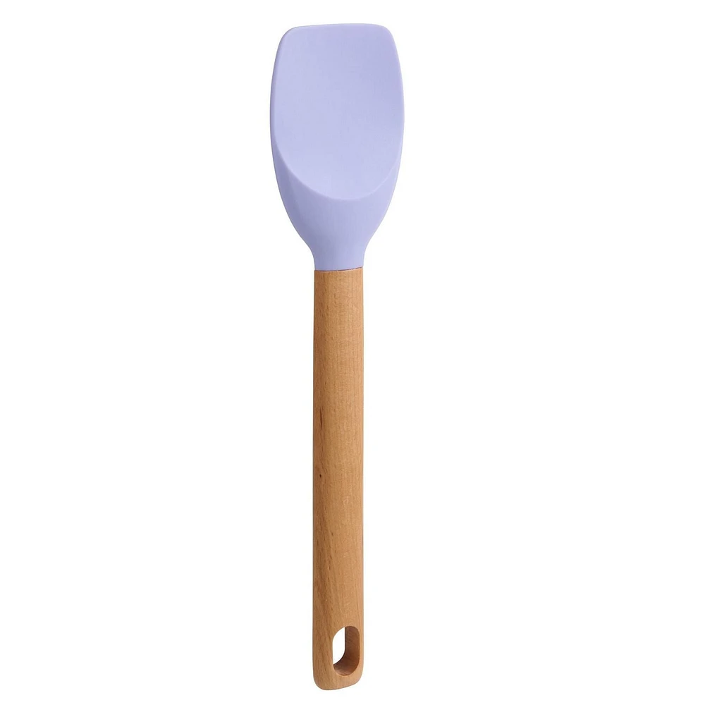 Spatule-Cuillère Way to Celebrate en Silicone de 11.6”, Mauve