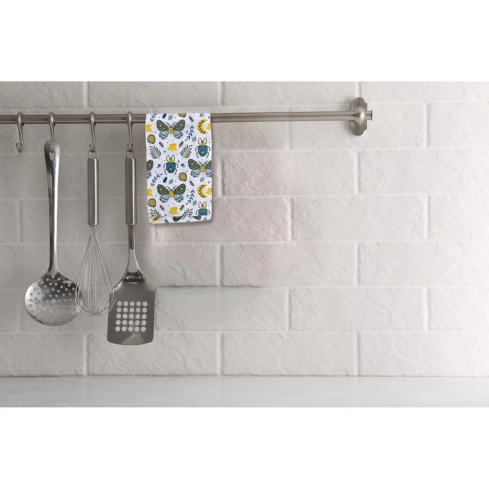 Ensemble De Serviettes De Cuisine De 3 Pcs Papillon Et Coléoptère