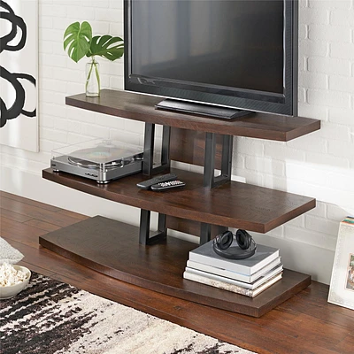 Walker TV Stand, Rustic Espresso