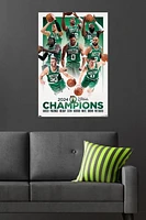 NBA Boston Celtics - 2024 NBA Finals Champions Wall Poster, 22.375" x 34"