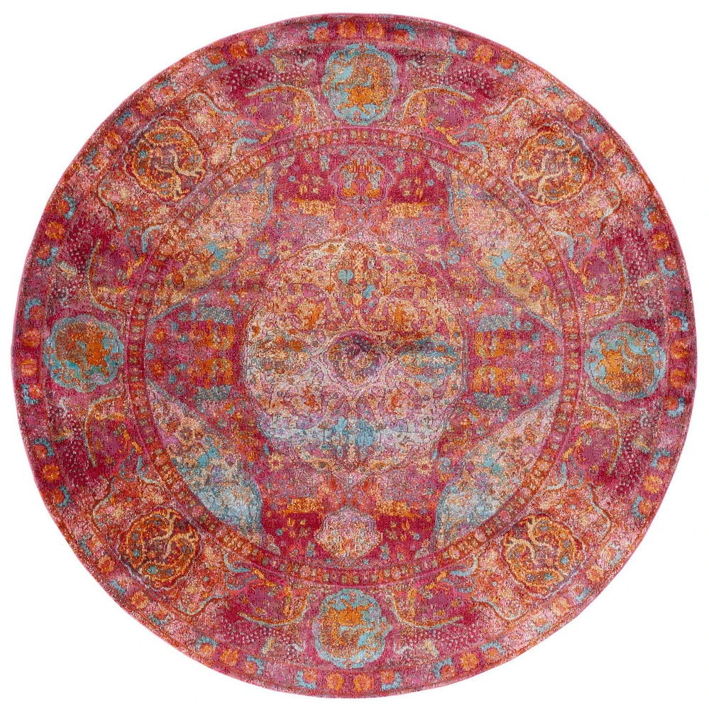 SAFAVIEH Luxor Metha Floral Bordered Area Rug