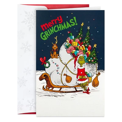 Connections from Hallmark Dr. Seuss Merry Grinchmas Boxed Christmas Cards, Pack of 20