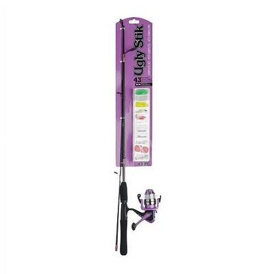 Ugly Stik Ladies All Species Complete Spinning Fishing Kit