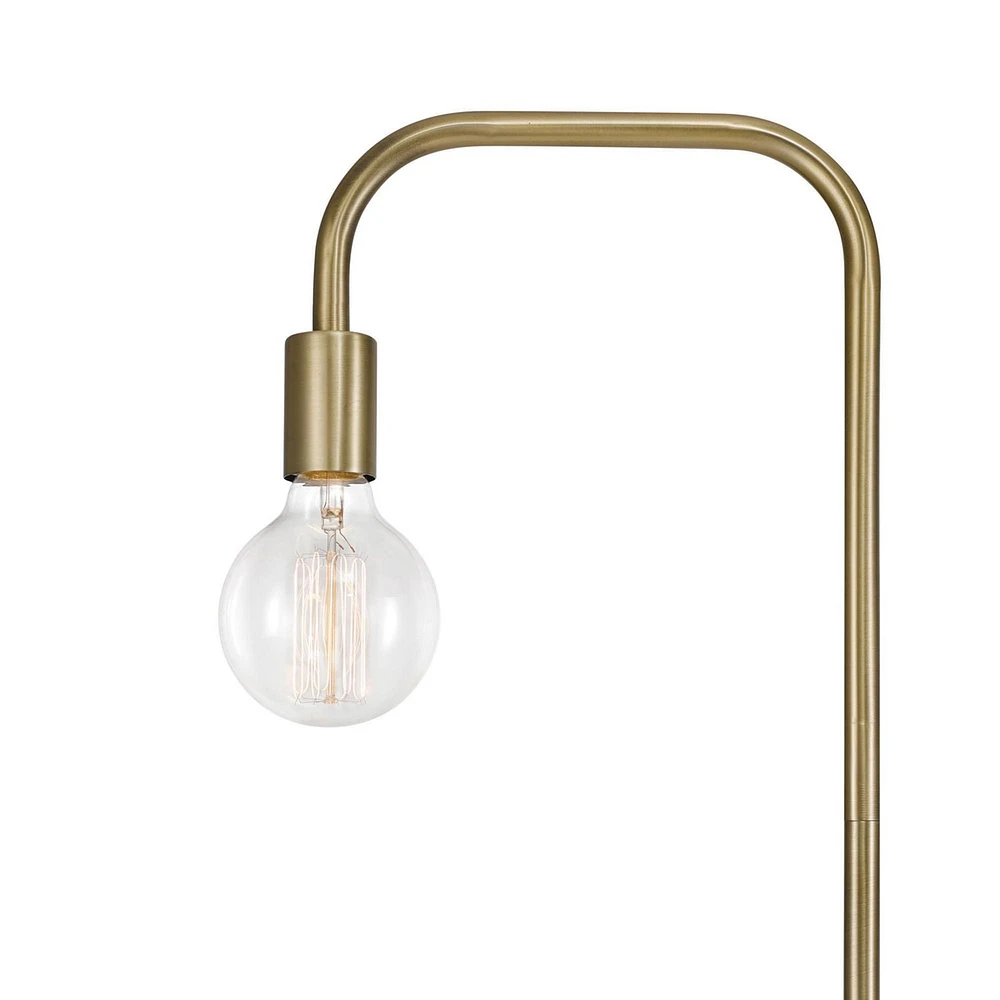 Lampe sur pied en métal de 70 po, collection Holden par Globe Electric, interrupteur marche/arrêt en ligne, 67067