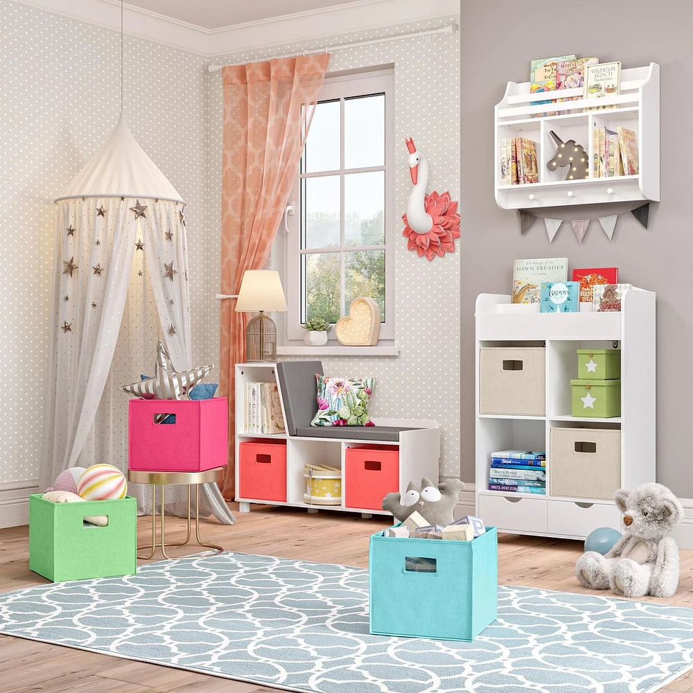 Collection Book Nook Maison RiverRidge® Bibliothèque murale blanche pour enfant