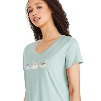 George Women's V-Neckline Sleep Tee