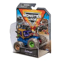 Monster Jam, Official Grave Digger Monster Truck, Die-Cast Vehicle, 1:64 Scale, Kids Toys for Boys Ages 3 and up