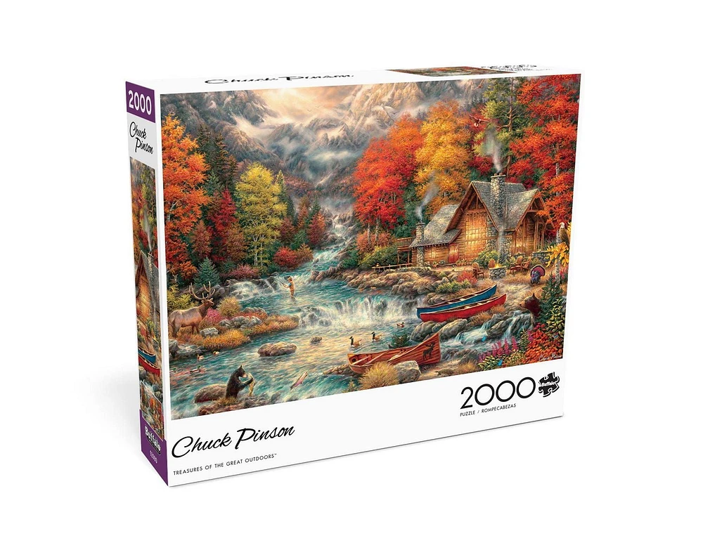 Buffalo Games - Le puzzle Chuck Pinson - Treasures of the Great Outdoors - en 2000 pièces